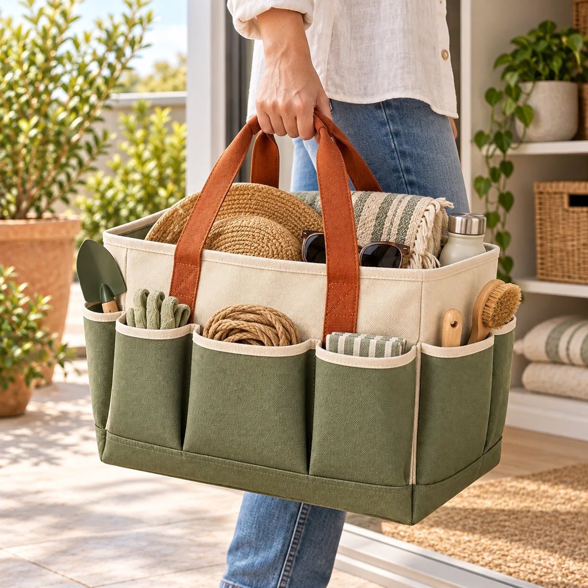 Balcony Accessory Tote — function detail