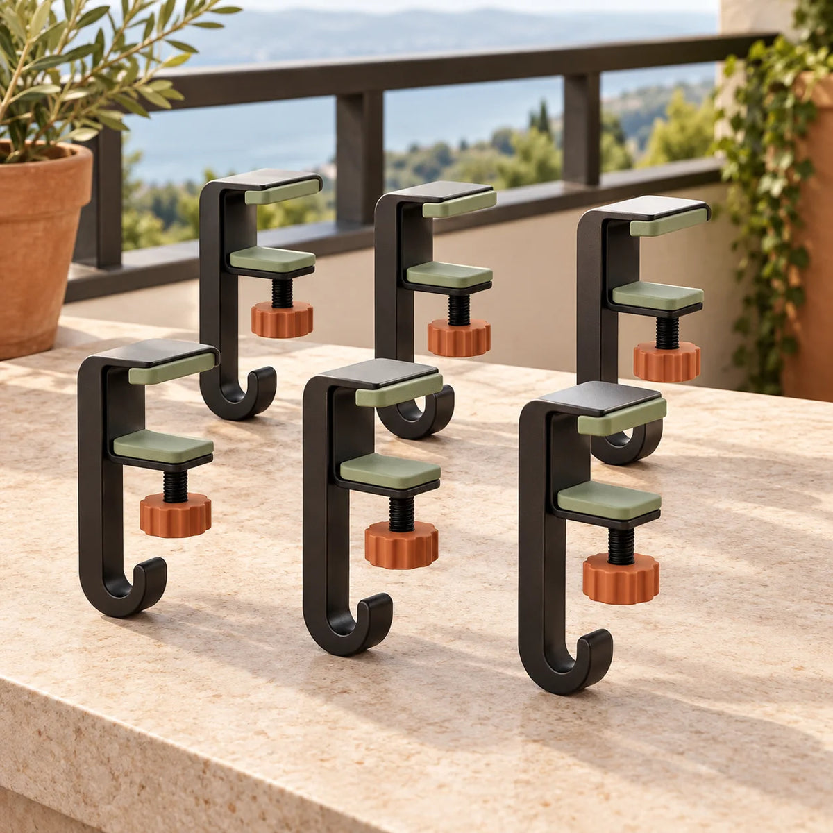 Balcony Railing Planter Hook Set — product view