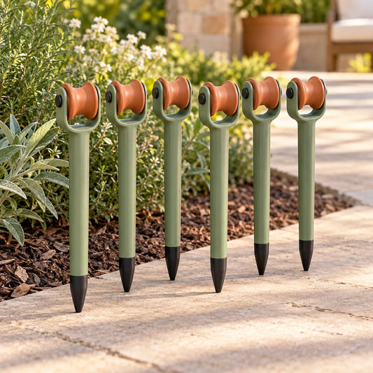 Garden Hose Guide Stake Set — product view