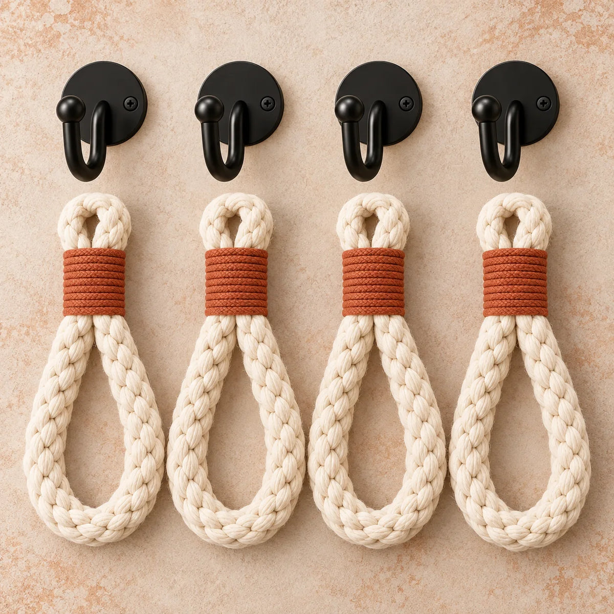 Outdoor Curtain Tieback Set — included contents